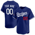 Cuatom Los Angeles Dodgers Active Player Royal JEROMEN 2024 World Series Champions Alternate Limited Stitched Jersey