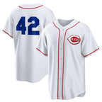 Cincinnati Reds #42 Jackie Robinson White JEROMEN Home 2025 Day Replica Jersey