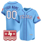 Custom Texas Rangers Blue JEROMEN 2026 City Connect Vapor Premier Limited Jersey - All Stitched