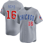 Chicago Cubs #16 Matthew Boyd Grey JEROMEN Limited Stitched Jersey