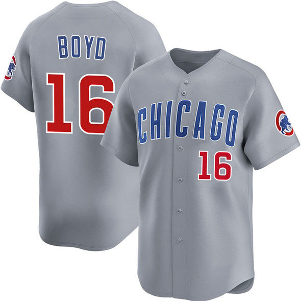 Chicago Cubs #16 Matthew Boyd Grey JEROMEN Limited Stitched Jersey