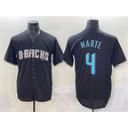 Arizona Diamondbacks #4 Ketel Marte Black JEROMEN Stitched Jersey