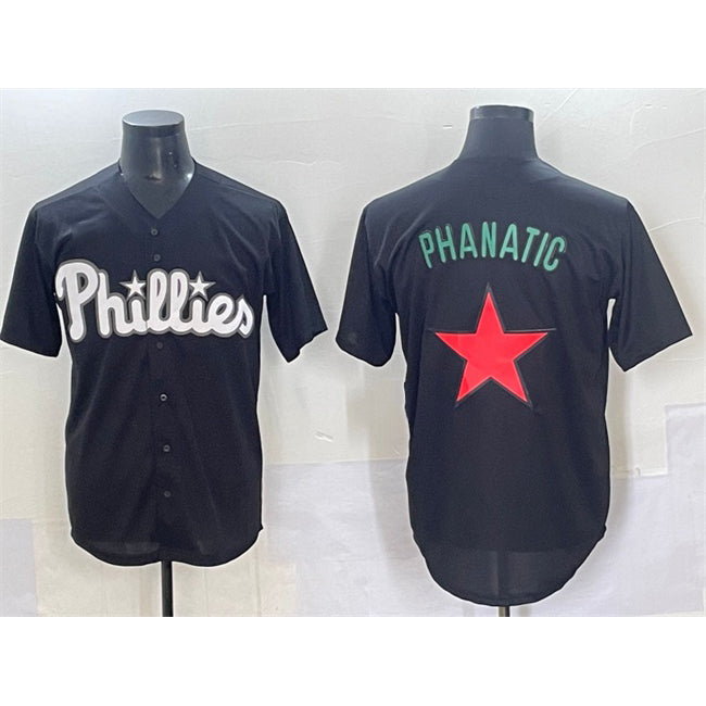 Philadelphia Phillies Phanatic Black JEROMEN Lights Out Limited Stitched Jersey