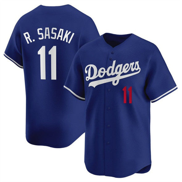Los Angeles Dodgers #11 Roki Sasaki Royal JEROMEN 2025 Alternate Limited Stitched Jersey
