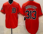 Detroit Tigers #313 Motor City Orange JEROMEN Limited Jersey
