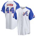 Atlanta Braves #44 Hank Aaron White JEROMEN 2023 City Connect Cool Base Stitched Jersey