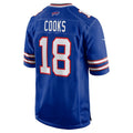 B.Bills #18 Brandin Cooks Royal JEROMEN Team Game Jersey