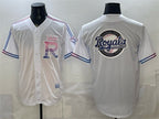 Kansas City Royals Team Big Logo White JEROMEN 2026 City Connect Stadium Stitched Jersey