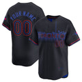 Custom Toronto Blue Jays Active Player Black JEROMEN 2024 City Connect Limited Stitched Jersey