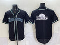 Seattle Mariners Team Big Logo 2026 Fashion Replica Black JEROMEN Out Stitched Jersey