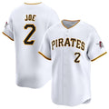 Pittsburgh Pirates #2 Connor Joe White JEROMEN Home Limited Stitched Jersey