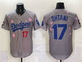 Los Angeles Dodgers #17 Shohei Ohtani Grey JEROMEN 2025 Tokyo Series Limited Stitched Jersey