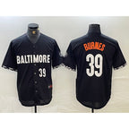 Baltimore Orioles #39 Corbin Burnes Number Black JEROMEN 2023 City Connect Cool Base Stitched Jerseys