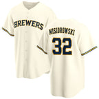 Milwaukee Brewers #32 Jacob Misiorowski Cream JEROMEN 2025 Stitched Jersey