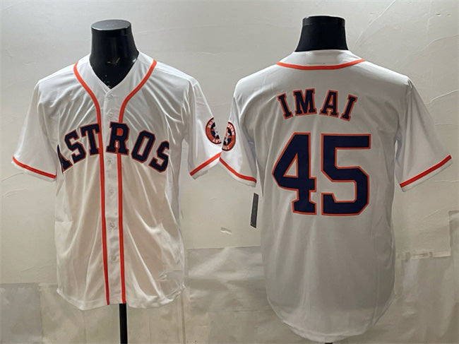 Houston Astros #45 Tatsuya Imai White JEROMEN Cool Base Stitched Jersey