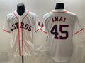 Houston Astros #45 Tatsuya Imai White JEROMEN Cool Base Stitched Jersey