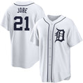 Detroit Tigers #21 Jackson Jobe White JEROMEN Cool Base Stitched Jersey