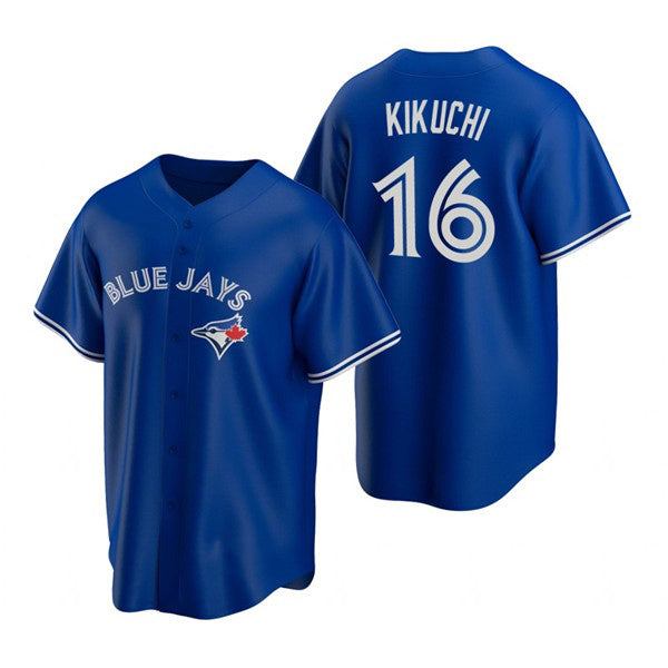 Toronto Blue Jays #16 Yusei Kikuchi Royal JEROMEN Cool Base Stitched Jersey