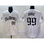 New York Yankees #99 Aaron Judge White JEROMEN 'Gothic Legacy Edition' Vapor Premier Limited Stitched Jersey