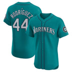 Seattle Mariners #44 Julio Rodr¨ªguez Teal JEROMEN Alternate Elite Jersey
