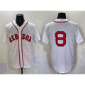 Boston Red Sox #8 Carl Yastrzemski White JEROMEN Cool Base Stitched Jersey