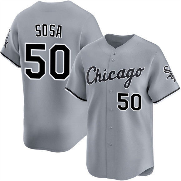 Chicago White Sox #50 Lenyn Sosa Gray JEROMEN 2025 Limited Stitched Jersey