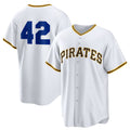 Pittsburgh Pirates #42 Jackie Robinson White JEROMEN Home 2025 Day Replica Jersey