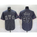 New York Mets #39 Edwin Diaz Gray JEROMEN 2024 City Connect Cool Base Jersey 2