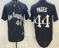 Los Angeles Dodgers #44 Andy Pages Black JEROMEN Gothic Edition Vapor Premier Limited Stitched Jersey