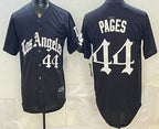 Los Angeles Dodgers #44 Andy Pages Black JEROMEN Gothic Edition Vapor Premier Limited Stitched Jersey
