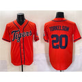 Detroit Tigers #20 Spencer Torkelson Orange JEROMEN With Patch Cool Base Stitched Jersey