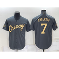 Chicago White Sox #7 Tim Anderson Grey JEROMEN 2022 All Star Stitched Cool Base Jersey