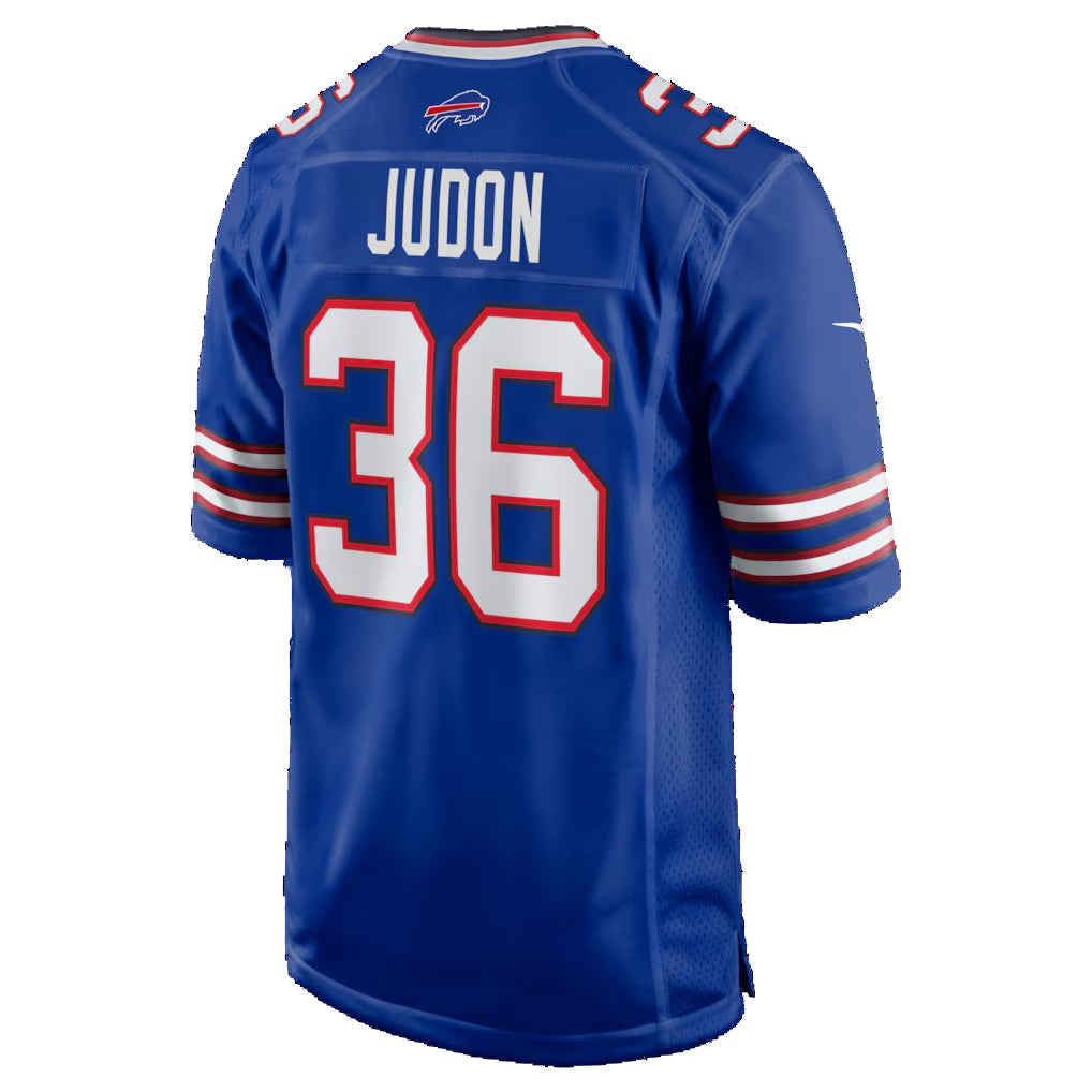 B.Bills #36 Matthew Judon Royal JEROMEN Team Game Jersey