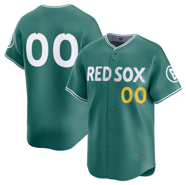 Custom Boston Red Sox ACTIVE PLAYER Green JEROMEN 2025 City Connect Limited Stitched Jersey