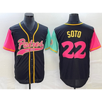 San Diego Padres #22 Juan Soto Black JEROMEN NEW 2023 City Connect Cool Base Stitched Jersey