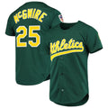 Oakland Athletics #25 Mark McGwire Mitchell & Ness Green JEROMEN 1997 Cooperstown Collection Authentic Jersey