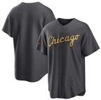 Chicago White Sox Blank Charcoal JEROMEN 2022 All-Star Cool Base Stitched Jersey