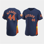 Houston Astros #44 Yordan Alvarez Navy JEROMEN 60th Anniversary Flex Base Stitched Jersey