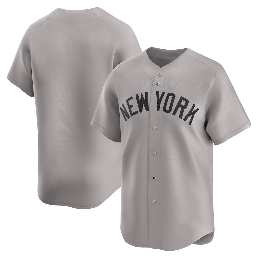 New York Yankees Gray JEROMEN Road Limited Jersey