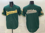 Oakland Athletics Team Big Logo 2026 Green JEROMEN Alternate Sacramento Celebrating 125 Years Vapor Limited Stitched Jerseys 2
