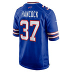 B.Bills #37 Jordan Hancock Royal JEROMEN Team Game Jersey