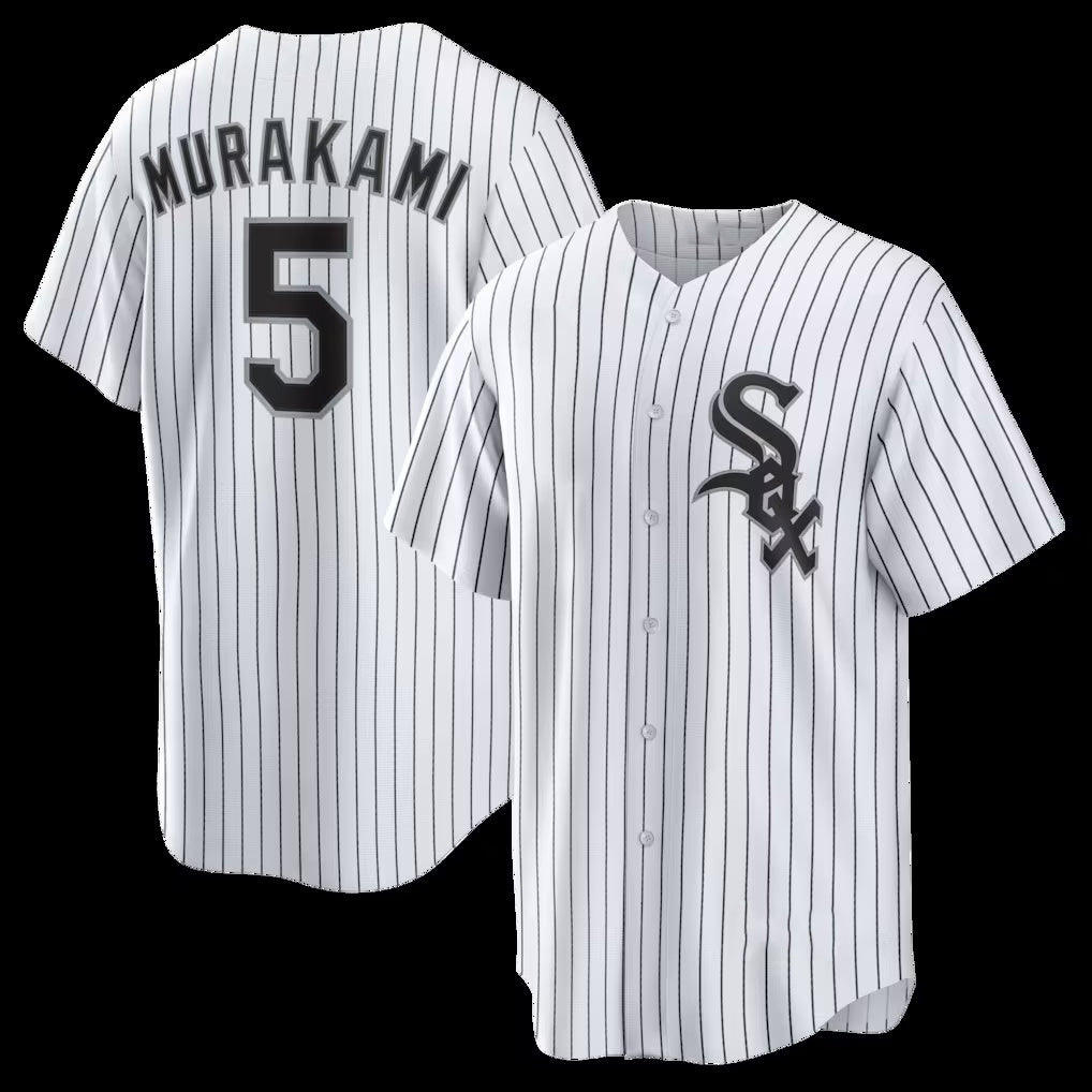 Chicago White Sox #5 Munetaka Murakami White JEROMEN Home Replica Jersey