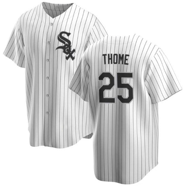 Chicago White Sox #25 Jim Thome White JEROMEN Cool Base Stitched Baseball Jersey