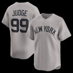 New York Yankees #99 Aaron Judge Gray JEROMEN Road Limited Player Jersey 2