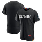 Baltimore Orioles Black JEROMEN City Connect Authentic Jersey