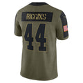 W.Football Team #44 John Riggins Olive JEROMEN Salute To Service Retired Player Limited Jersey