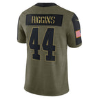 W.Football Team #44 John Riggins Olive JEROMEN Salute To Service Retired Player Limited Jersey