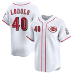 Cincinnati Reds #40 Nick Lodolo White JEROMEN Home Limited Stitched Jersey