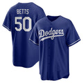 Los Angeles Dodgers #50 Mookie Betts Royal JEROMEN Alternate 2 Replica Jersey