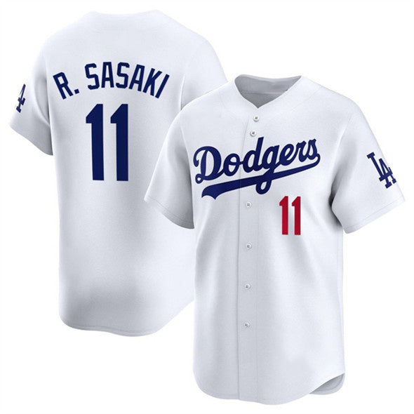 Los Angeles Dodgers #11 Roki Sasaki White JEROMEN 2025 Home Limited Stitched Jersey